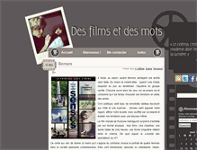 Tablet Screenshot of desfilmsetdesmots.com